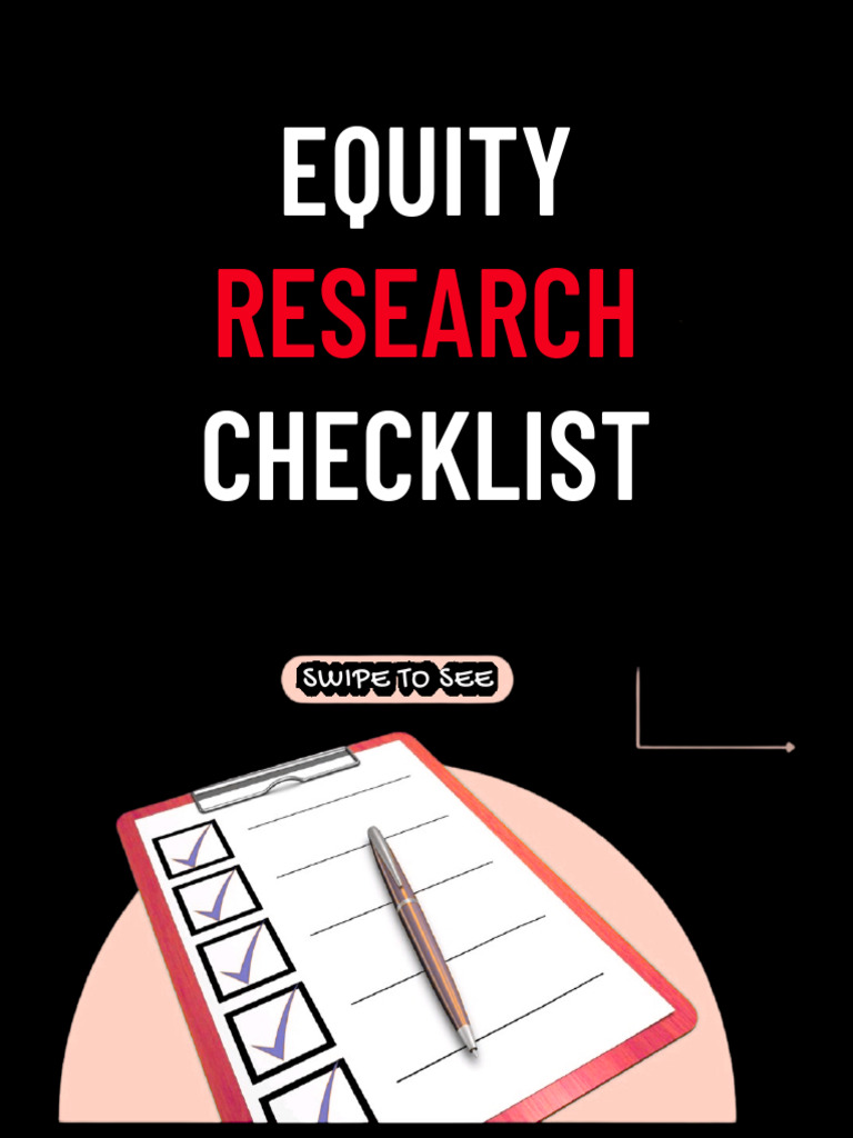 Comprehensive Equity Research Checklist | PDF