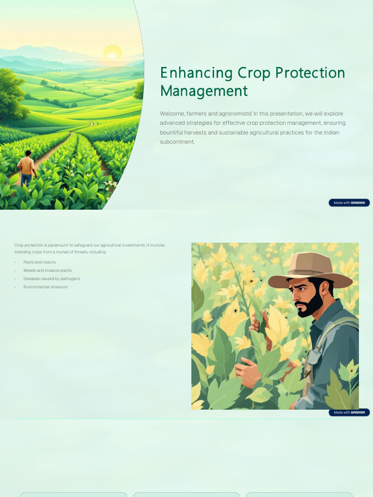 Advanced Crop Protection Strategies | PDF | Pest (Organism) | Agriculture