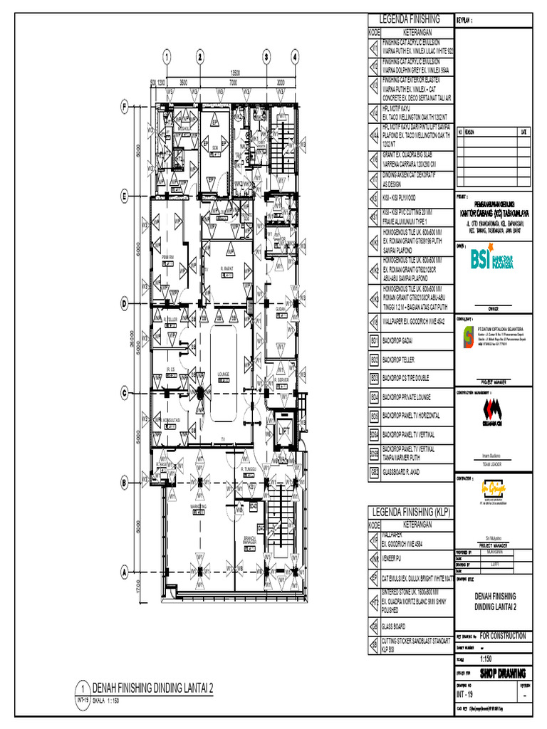 Finishing Plan for Floor 2 Layout | PDF