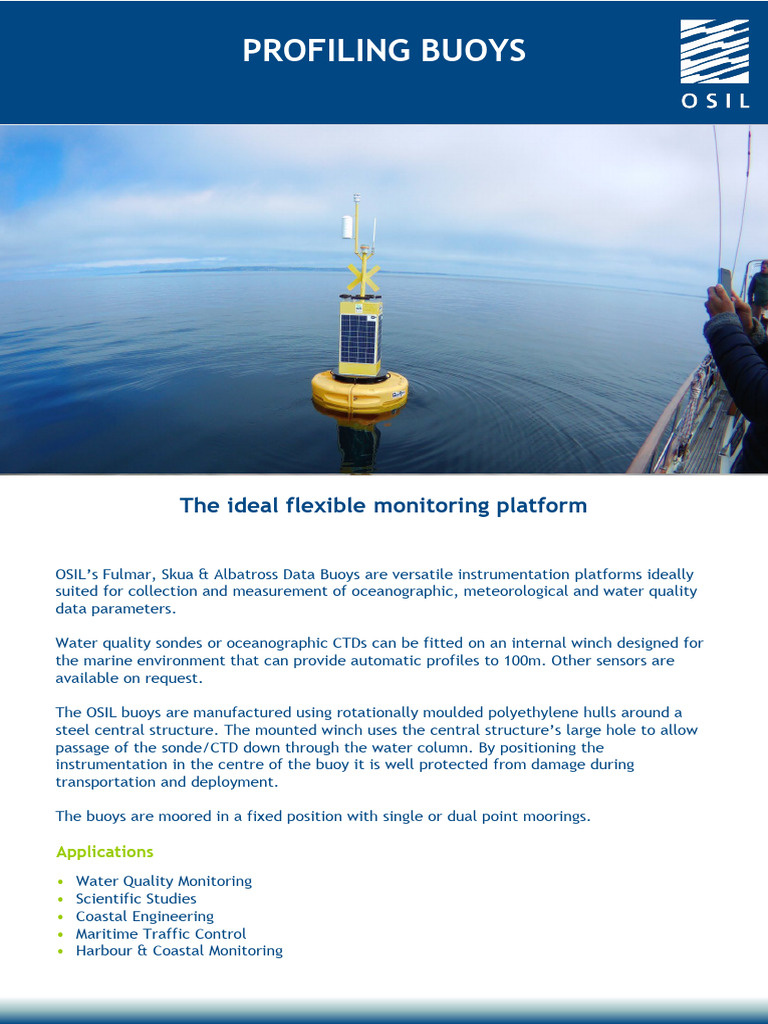 Versatile Oceanographic Data Buoys | PDF | Telemetry