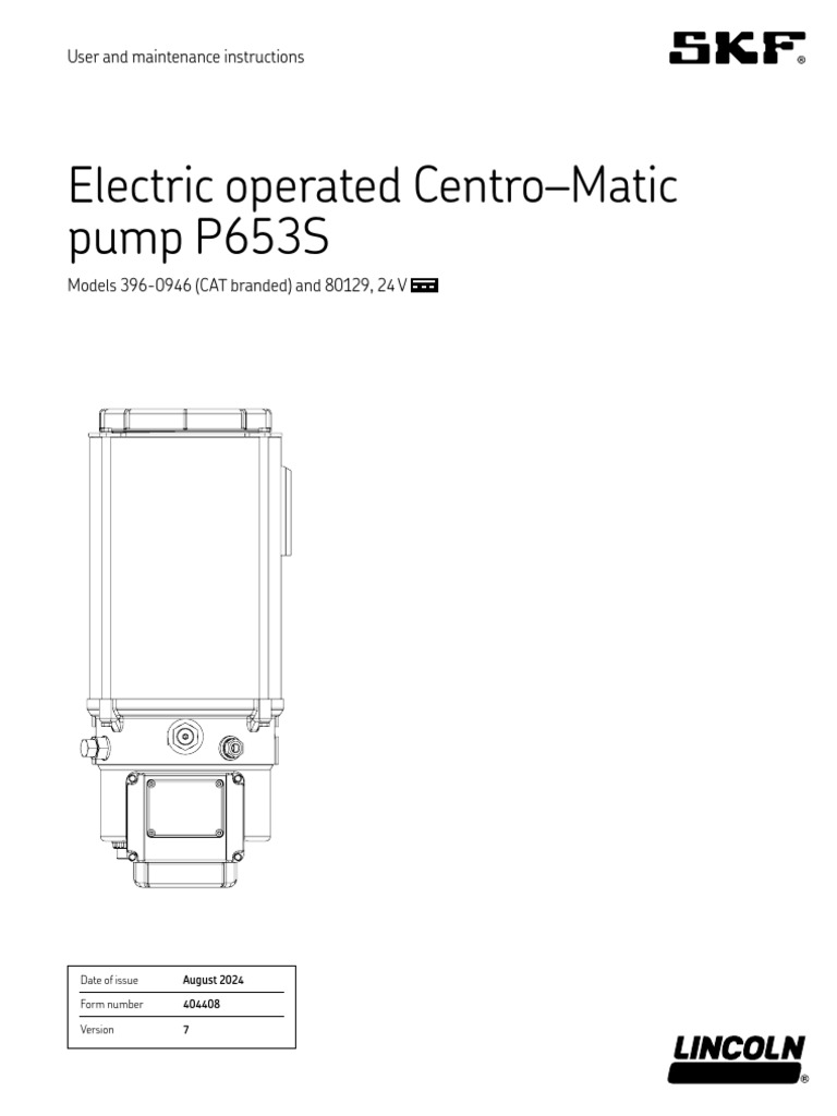 Centro-Matic Pump P653S User Guide | PDF | Pump | Alternating Current