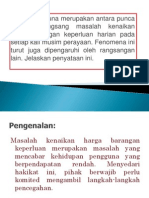 5 Sikap Pengguna Merangsang Kenaikan Harga Barangan