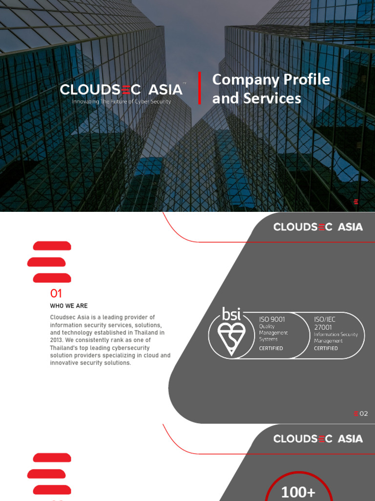 Cloudsec Asia: Cybersecurity Services Overview | PDF | Computer ...