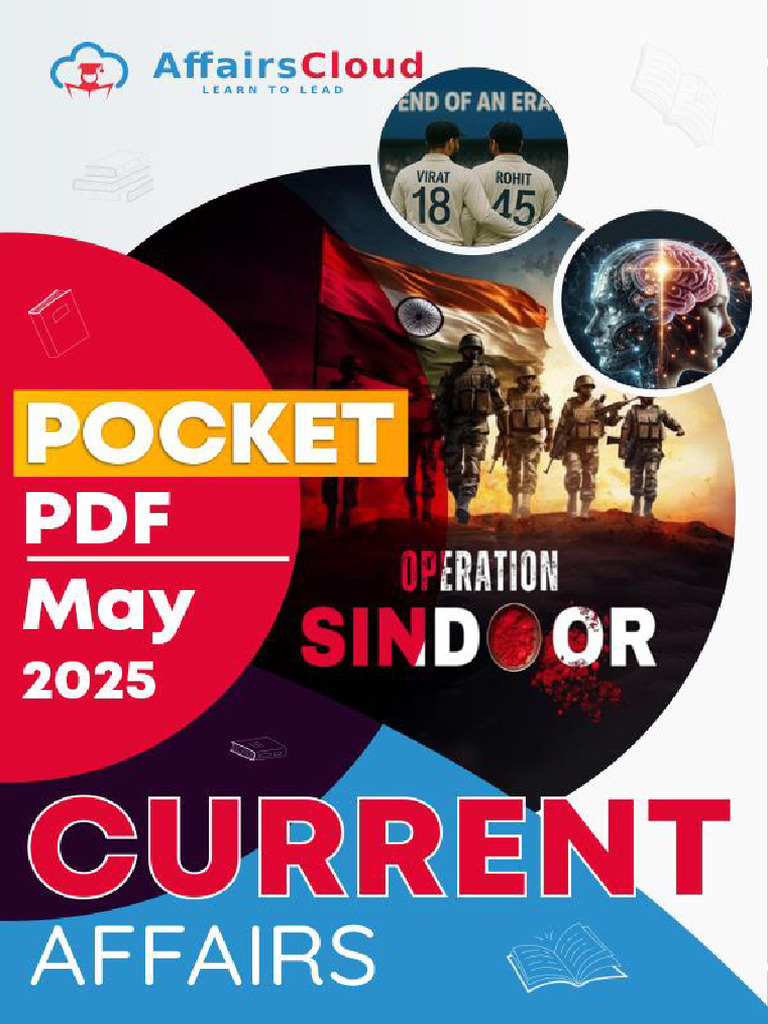 Current Affairs Pocket PDF - May 2025 by AffairsCloud 1 1 | PDF