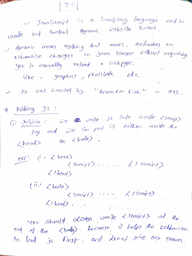 1739628320501-Web Technologies Handwritten Note Unit-3 (1) | PDF | Html