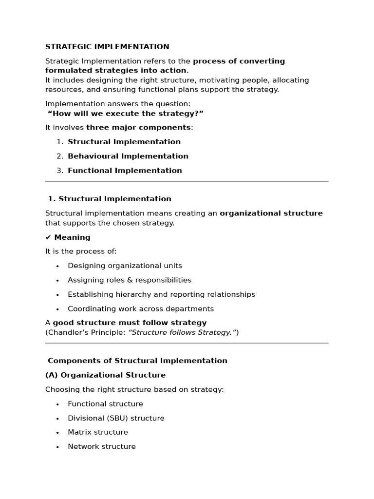 Strategic Implementation and Evaluation Guide | PDF | Performance ...