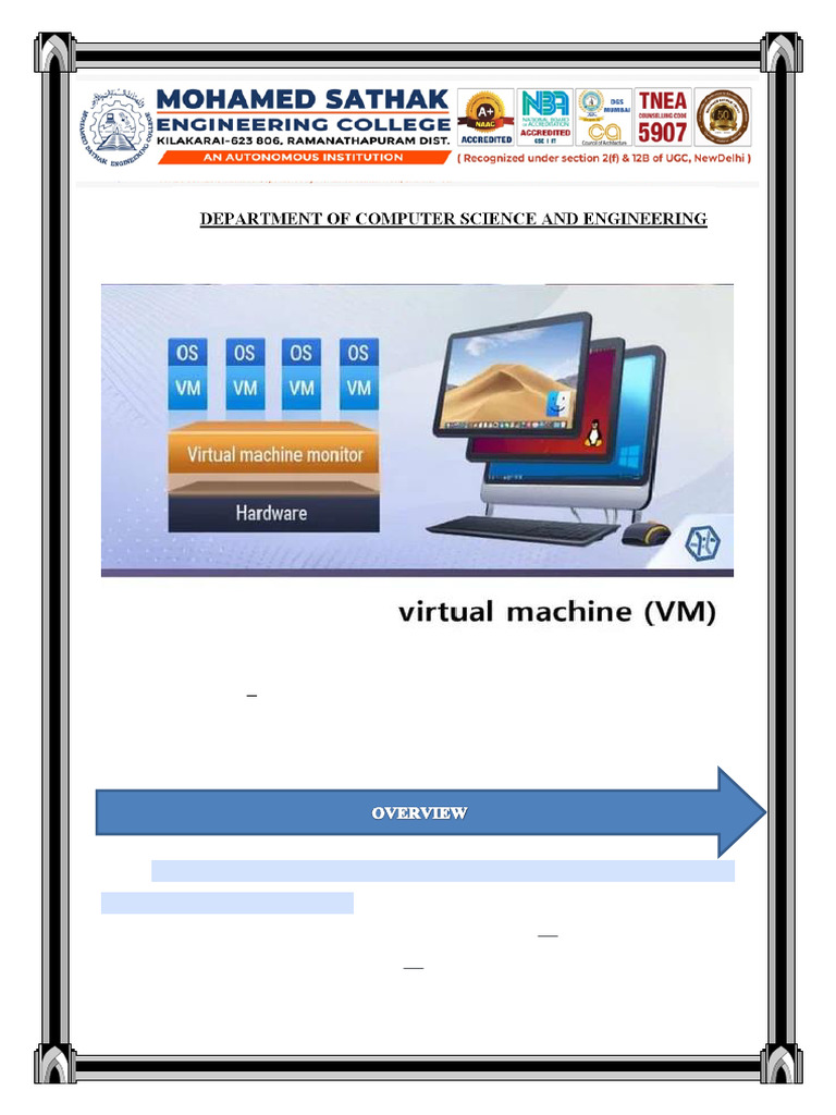 Virtual Machines and Mobile OS Overview | PDF | Virtual Machine ...