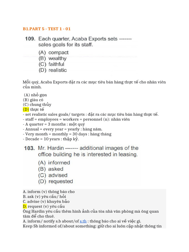 Bây Bi Test | PDF