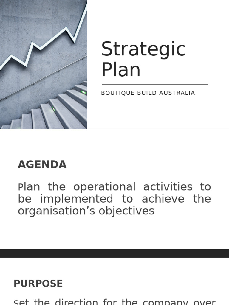 Boutique Build Australia Strategic Plan | PDF | Performance Appraisal ...