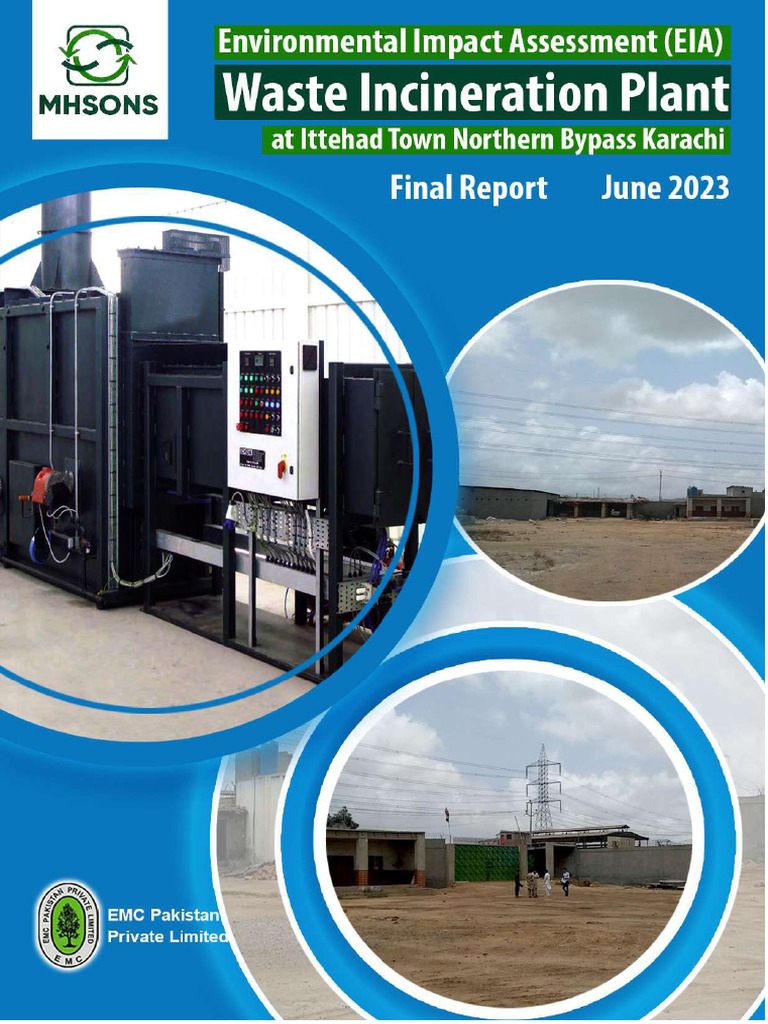 EIA Report for Waste Incineration Plant Karachi | PDF | Environmental ...