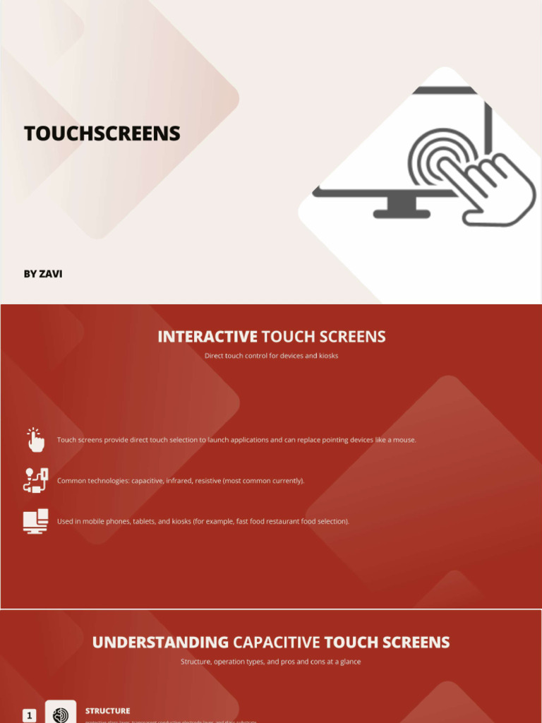 Touchscreen Presentation | PDF