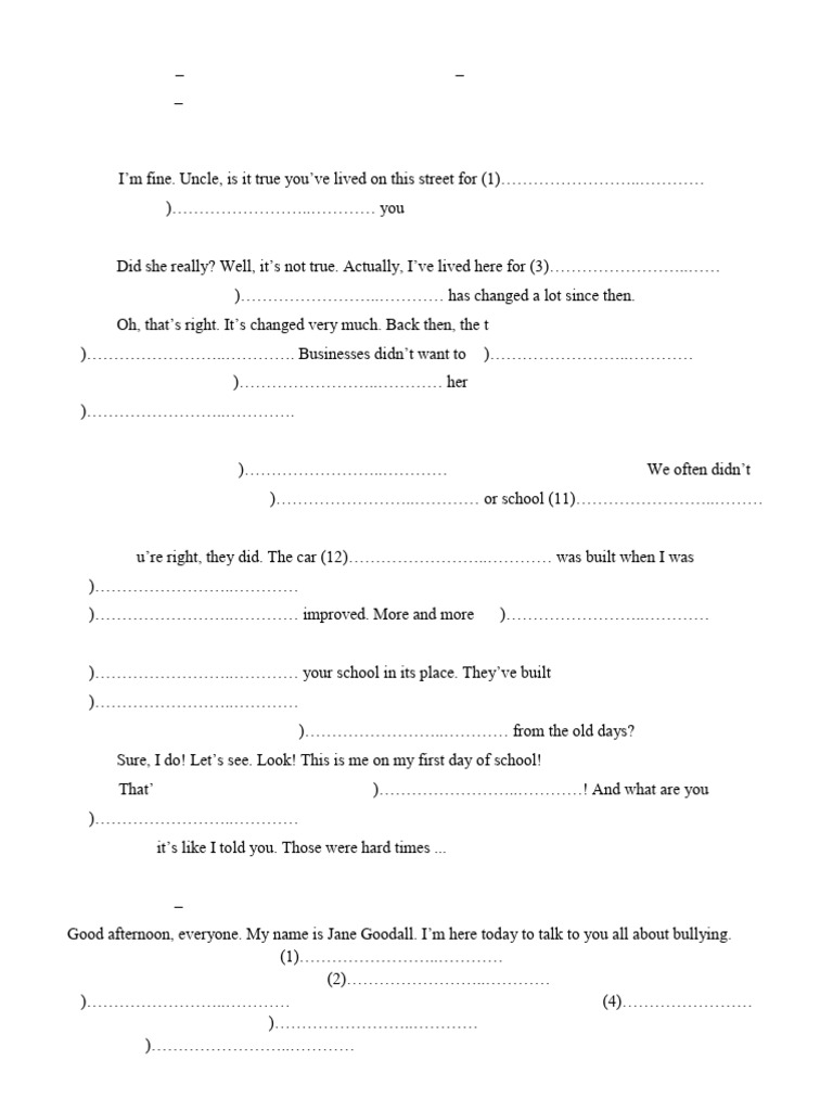 Listening Exercises for Exam Revision | PDF