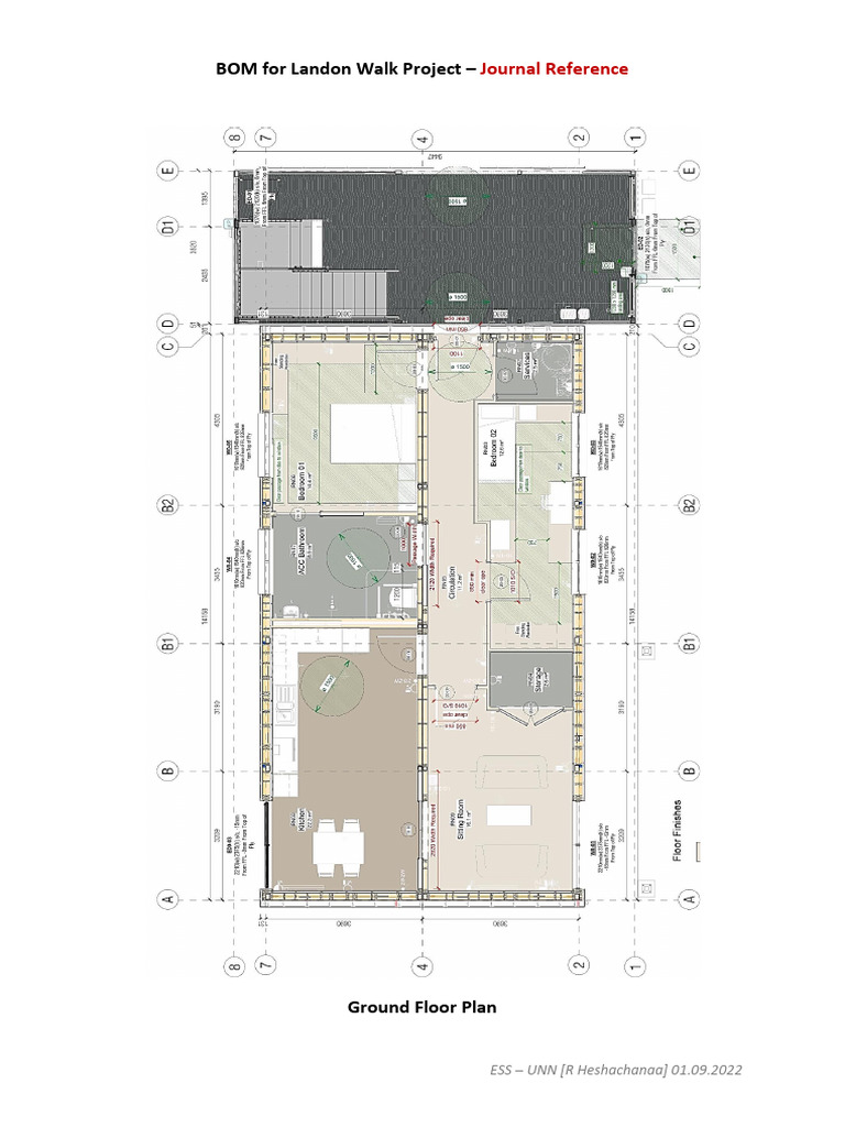 Landon Walk Project BOM Overview | PDF | Drywall | Building Materials