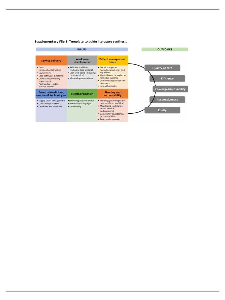 Literature Synthesis Template Guide | PDF