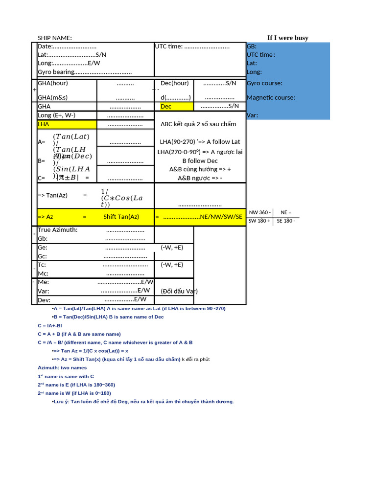 Gyro Error Bản Chuẩn | PDF