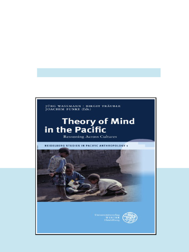 Theory Of Mind In The Pacific Reasoning Across Cultures Wassmann Kindle ...