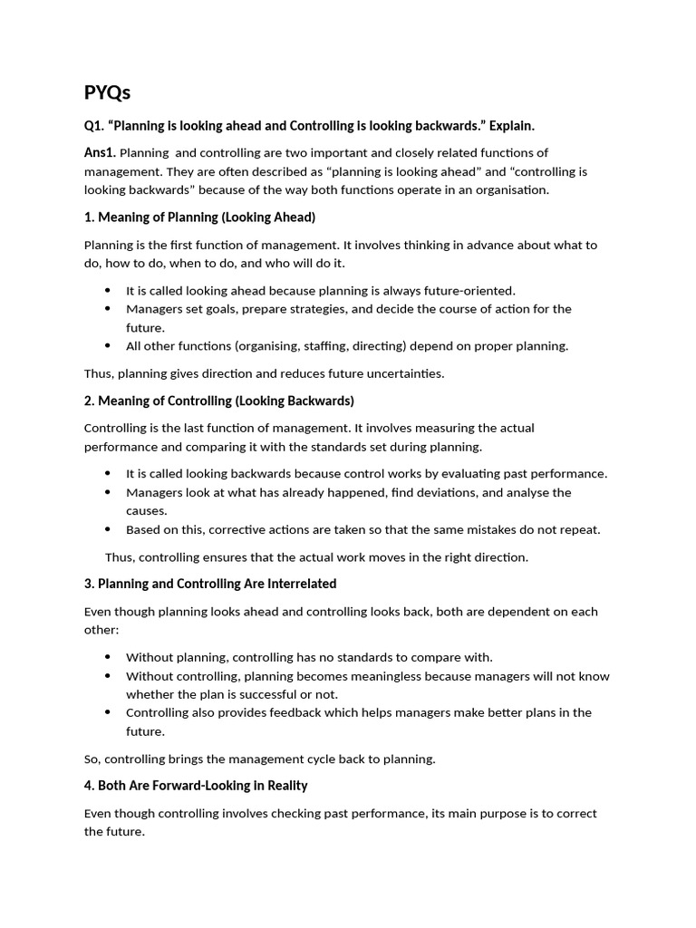 Bom Pyqs Pdf Leadership Organizational Behavior