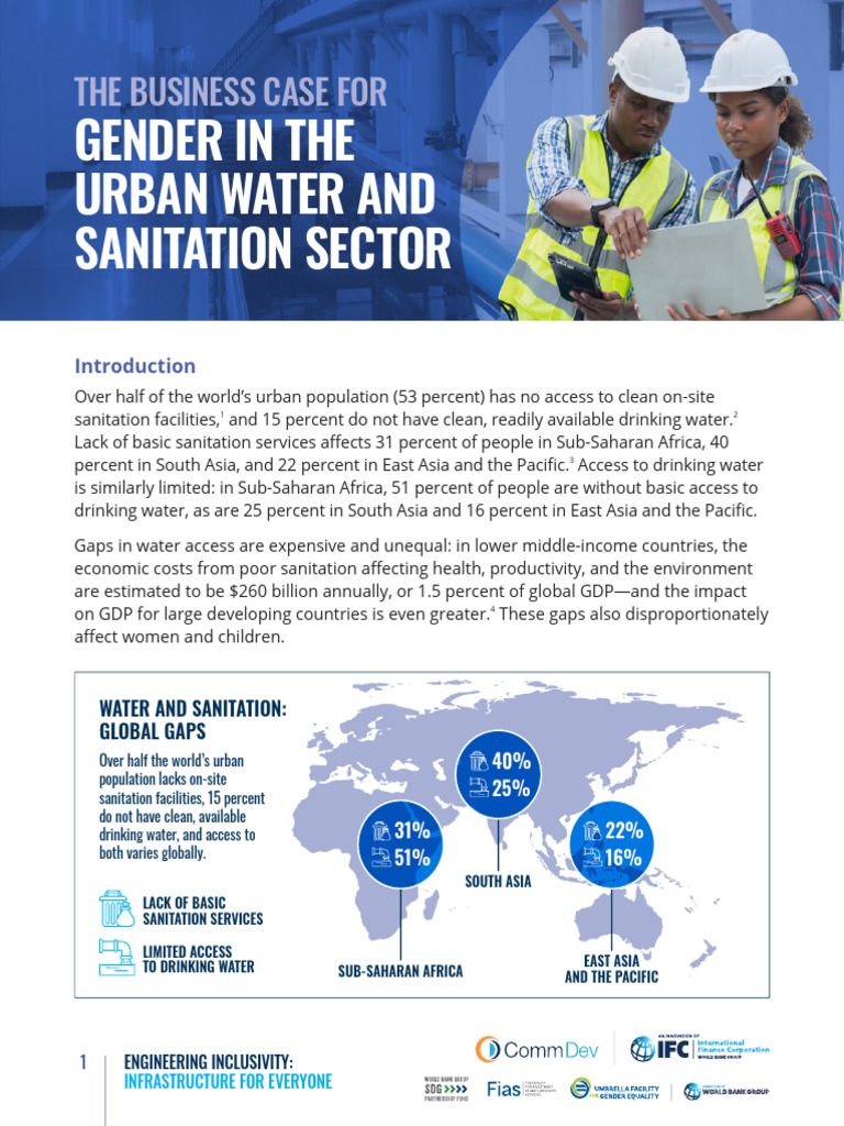 Gender Inclusion in Urban Water Services | PDF | Wash | Poverty
