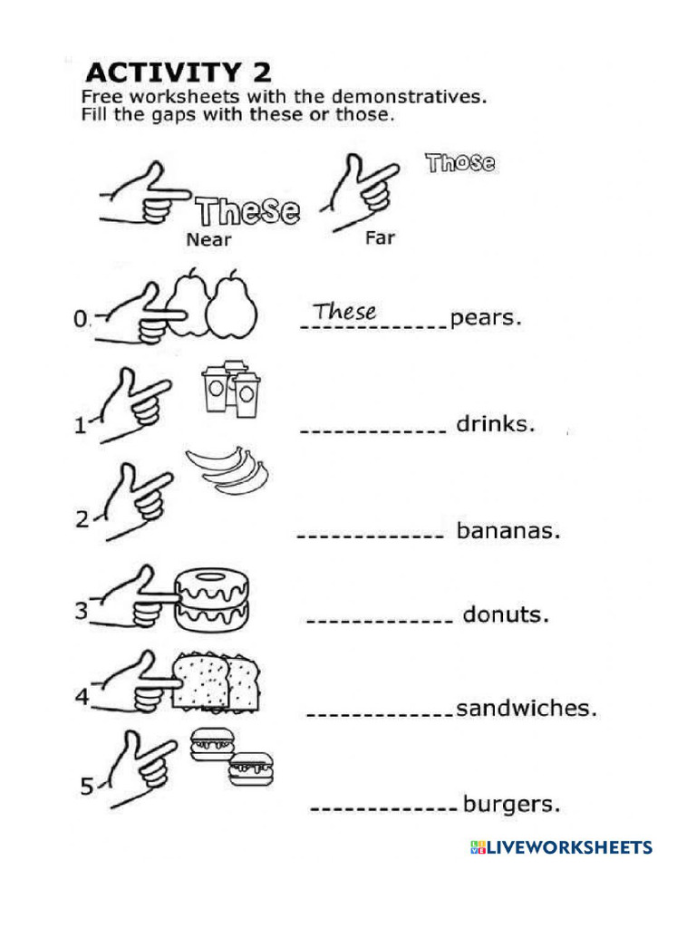 This That These Those | PDF