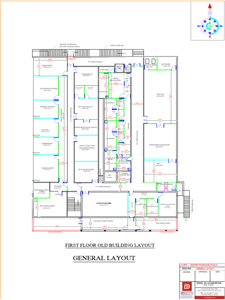 First Floor Building Layout Plan | PDF