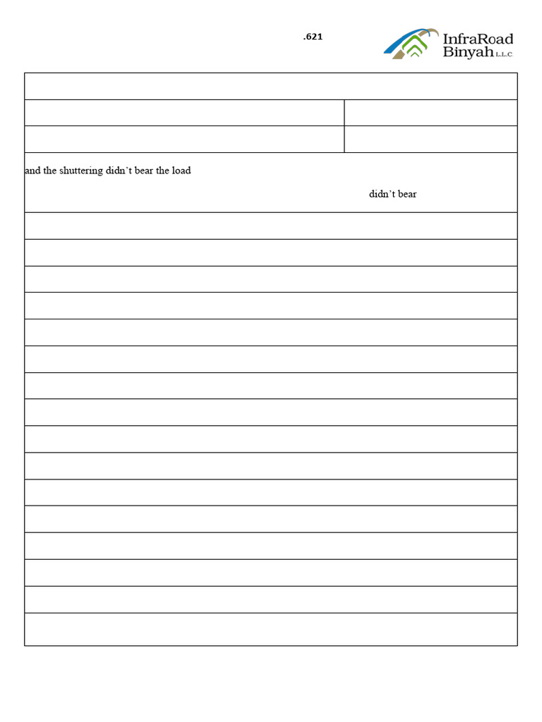 Statement Form Official Filled | PDF | Concrete | Materials