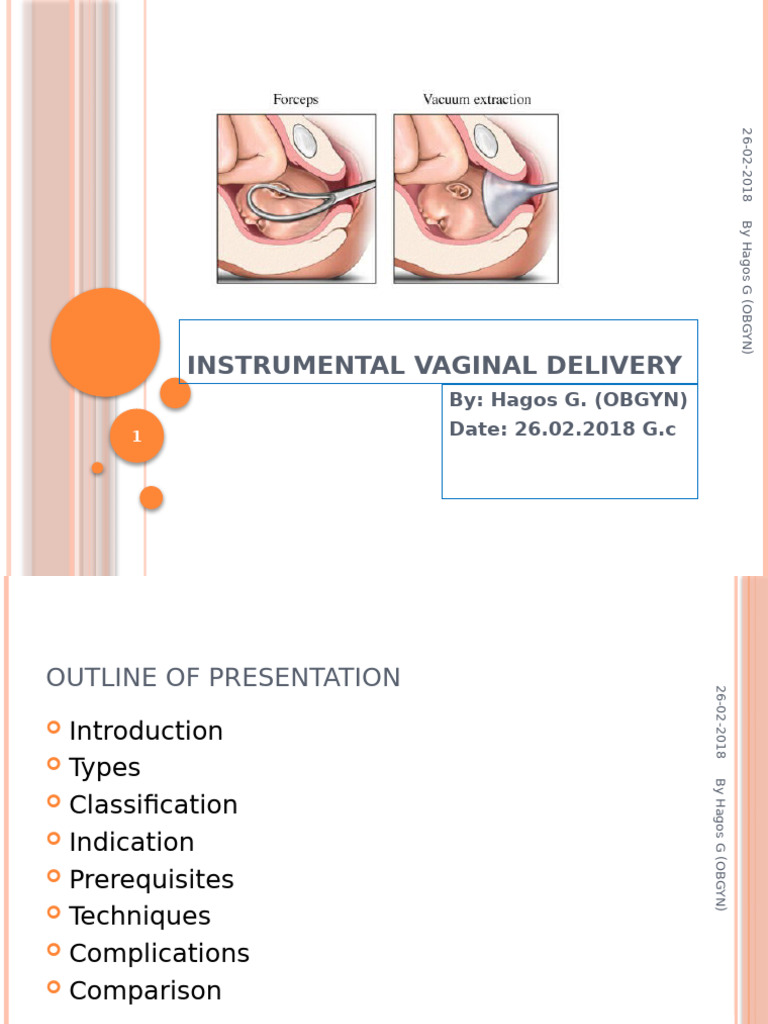 Operative Vaginal Delivery Hagos (1) | PDF | Childbirth | Medical ...