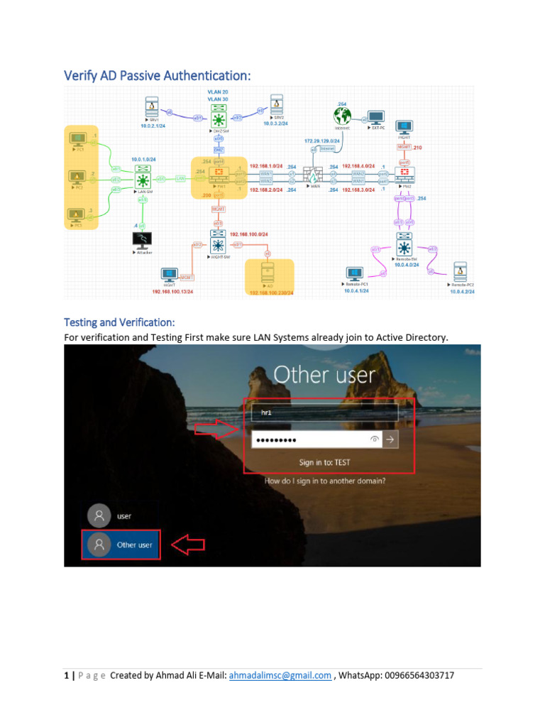 Verify AD Passive Authentication Steps | PDF