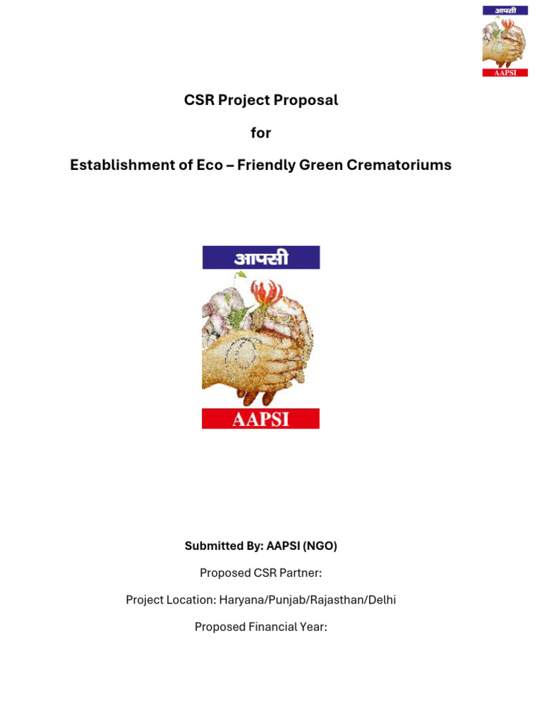 Eco-Friendly Green Crematorium Proposal | PDF | Cremation | Combustion