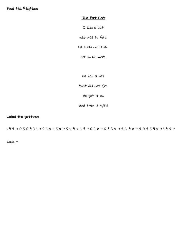 Fun Poems and Stress Patterns Guide | PDF | Stress (Linguistics) | Word