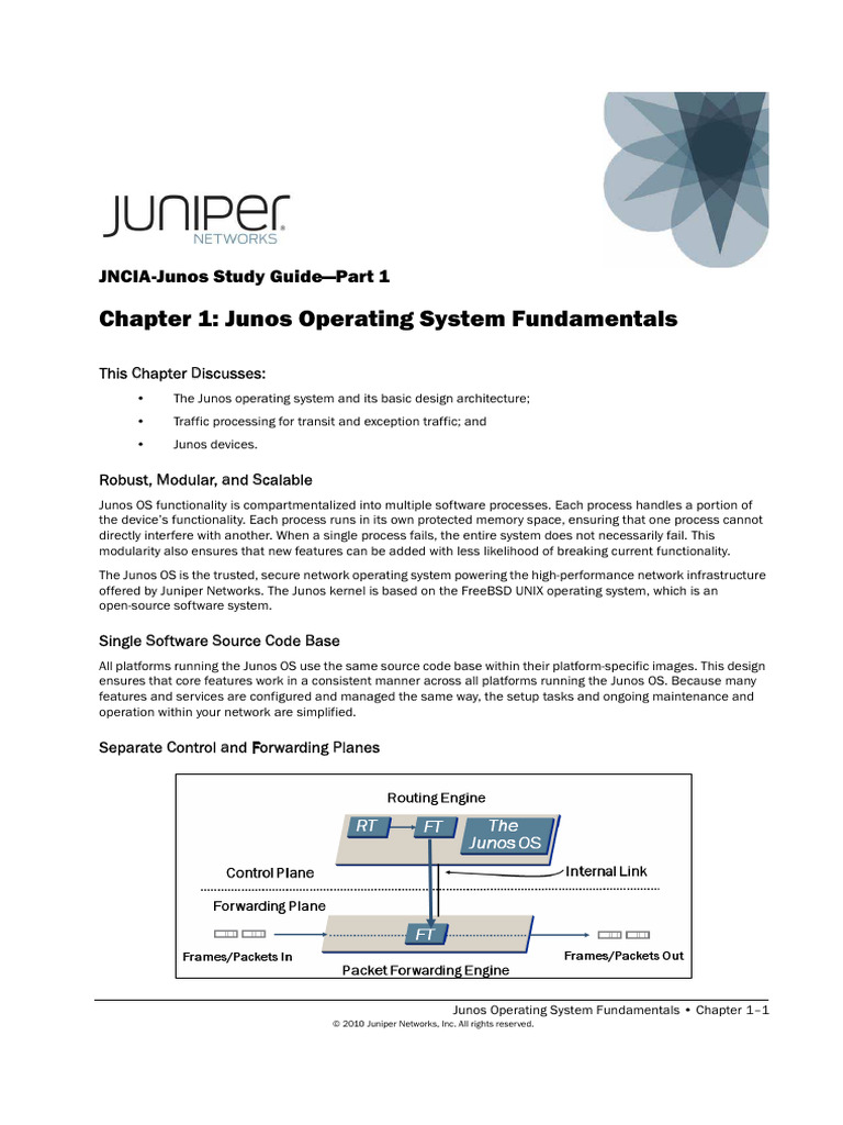 Junos OS Fundamentals Overview | PDF | Command Line Interface ...