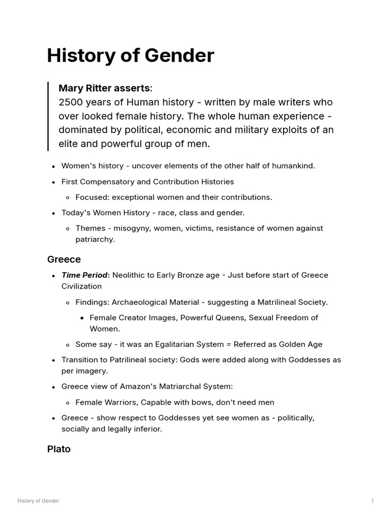 Evolution of Women's Roles in History | PDF | Matriarchy | Woman