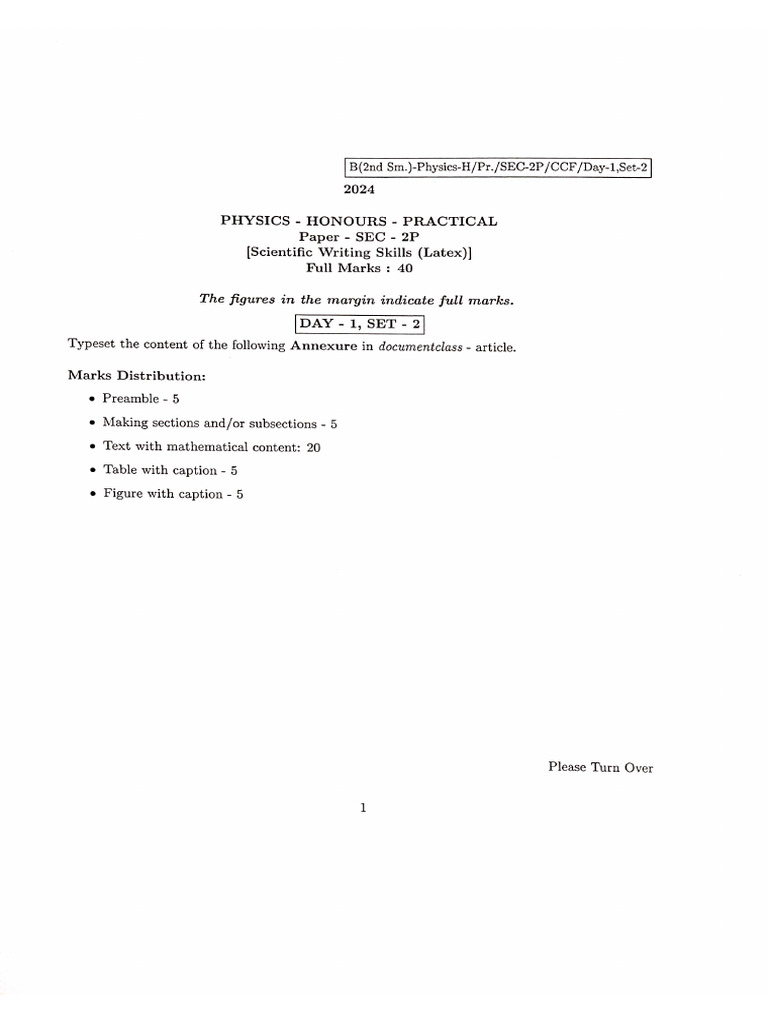 SEC Question 2024 - SET2-3 | PDF