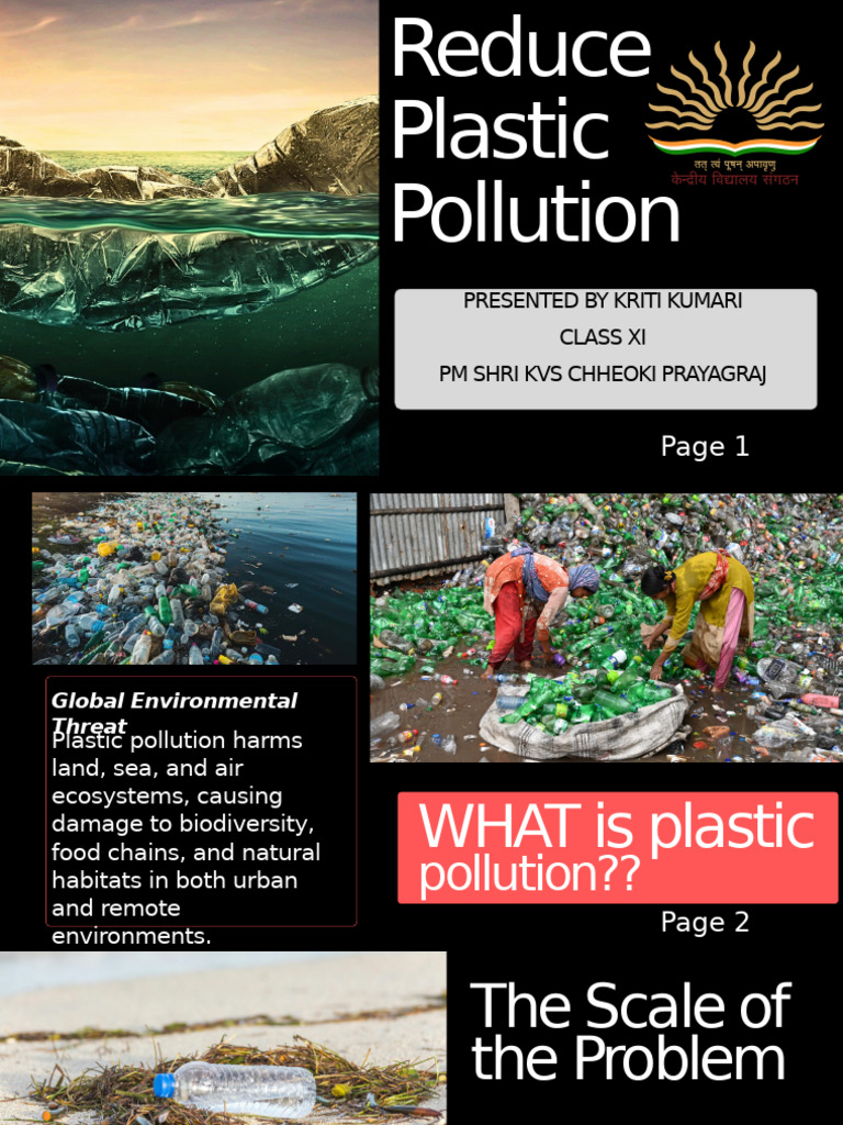 Combatting Plastic Pollution: Solutions & Impact | PDF | Pollution ...