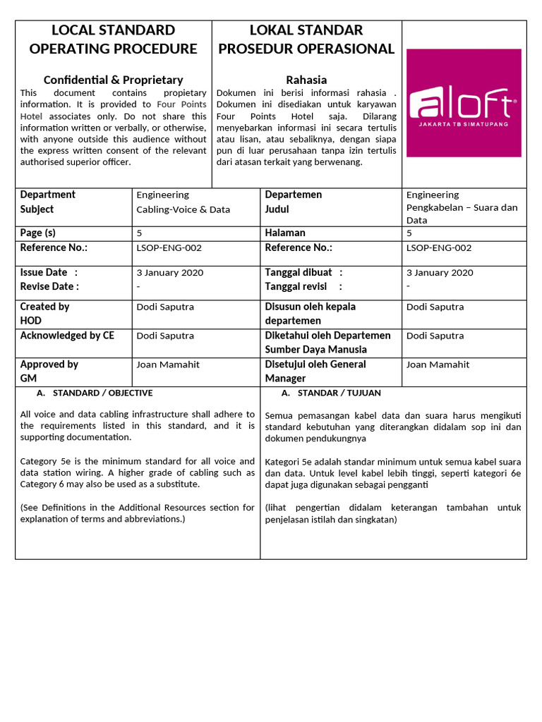 Lsop Eng 002 | PDF