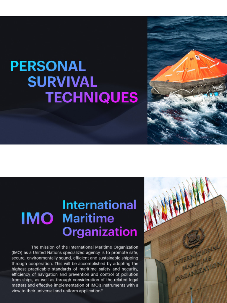 Essential Maritime Survival Techniques | PDF | Law Of The Sea | Shipping
