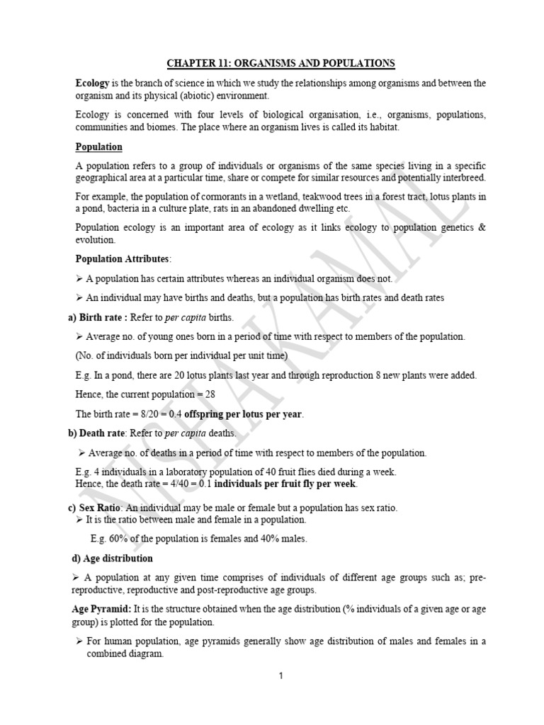 Understanding Population Ecology Basics | PDF | Ecology | Natural ...