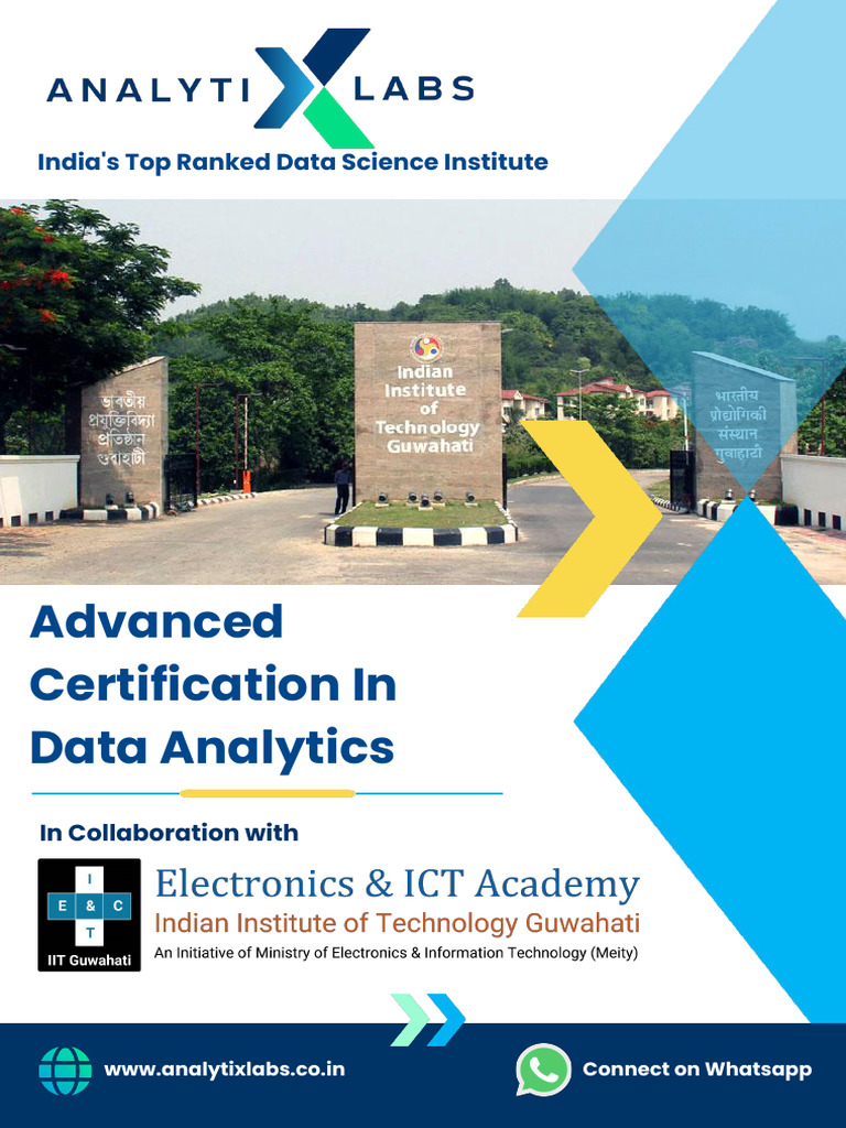 Advanced Data Analytics Certification | PDF | Statistics | Microsoft Excel
