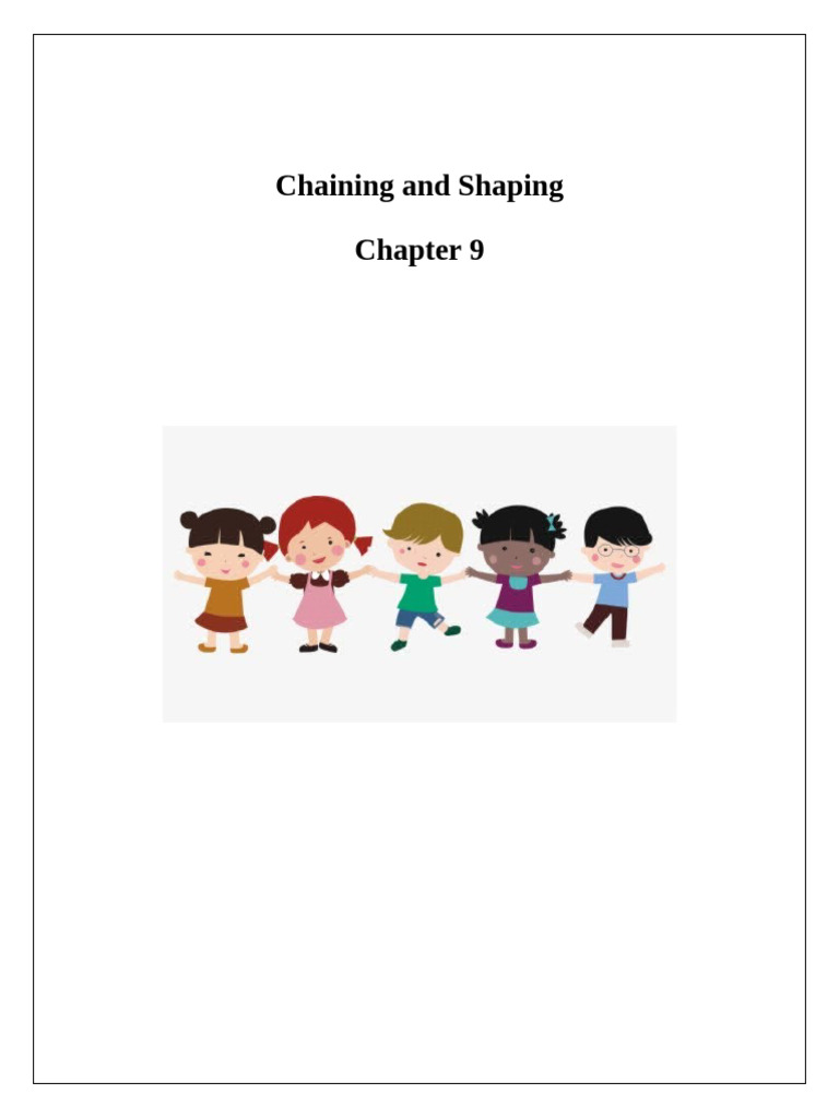 Understanding Behavioral Chaining Techniques | PDF | Psychological ...