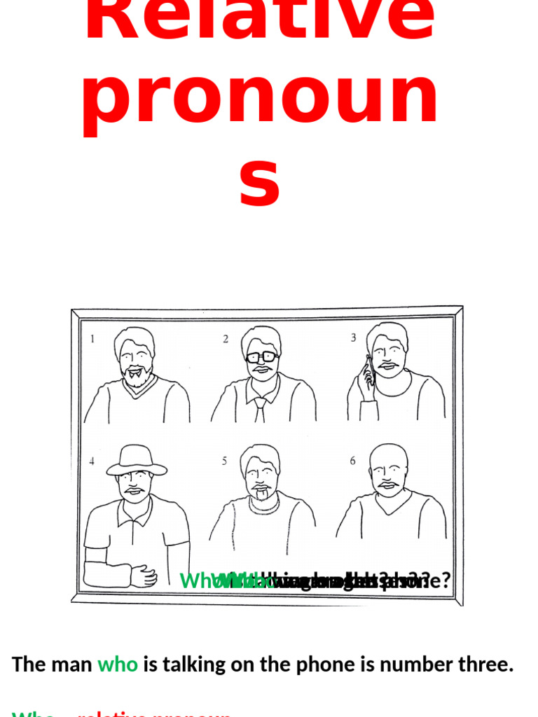 Understanding Relative Pronouns and Clauses | PDF | Pronoun | Linguistics