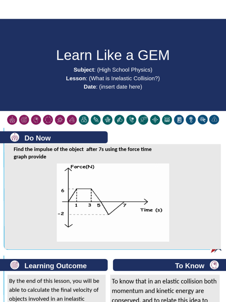 Inelastic Collision in High School Physics | PDF | Collision | Momentum