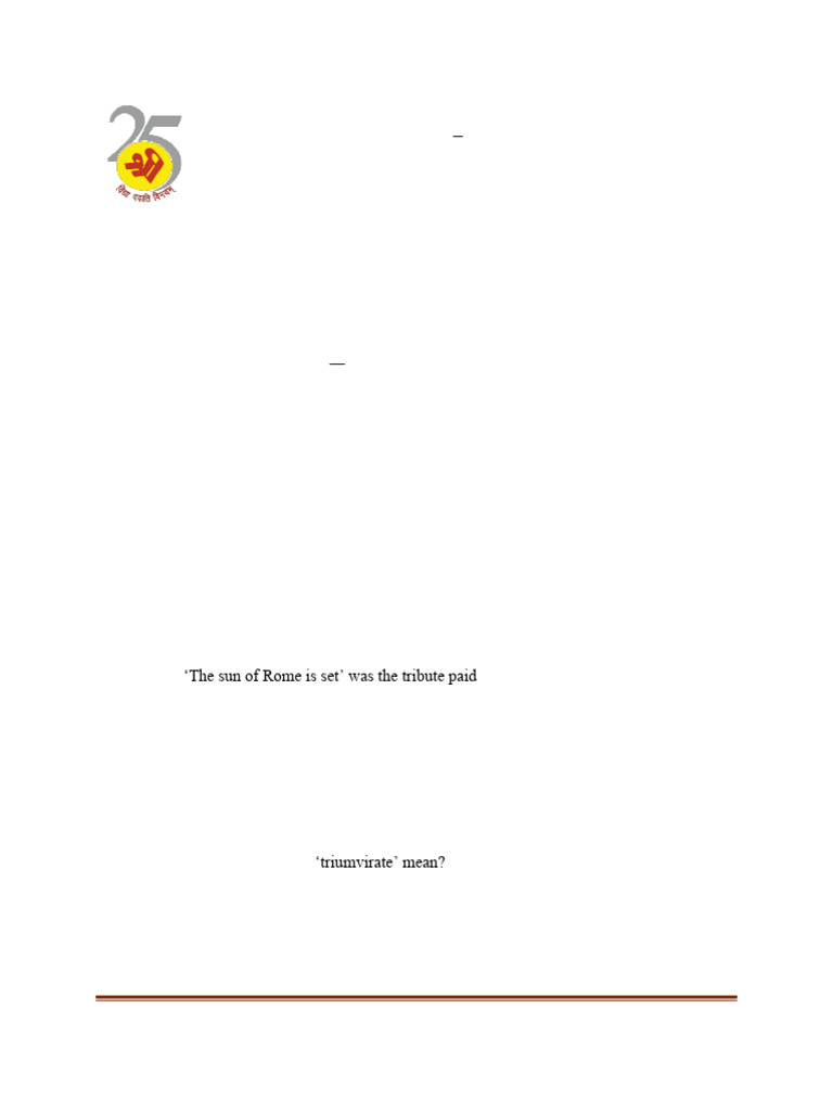 Class X - Eng Lit Pre Board QP - 2024-25 | PDF | Augustus