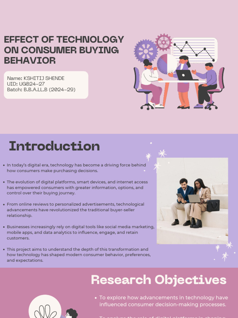 Technology's Impact on Consumer Behavior | PDF | Consumer Behaviour ...