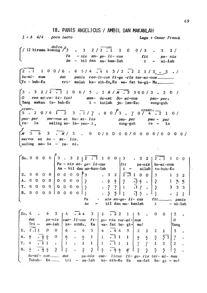 Panis Angelicus Satb Not Angka Pdf