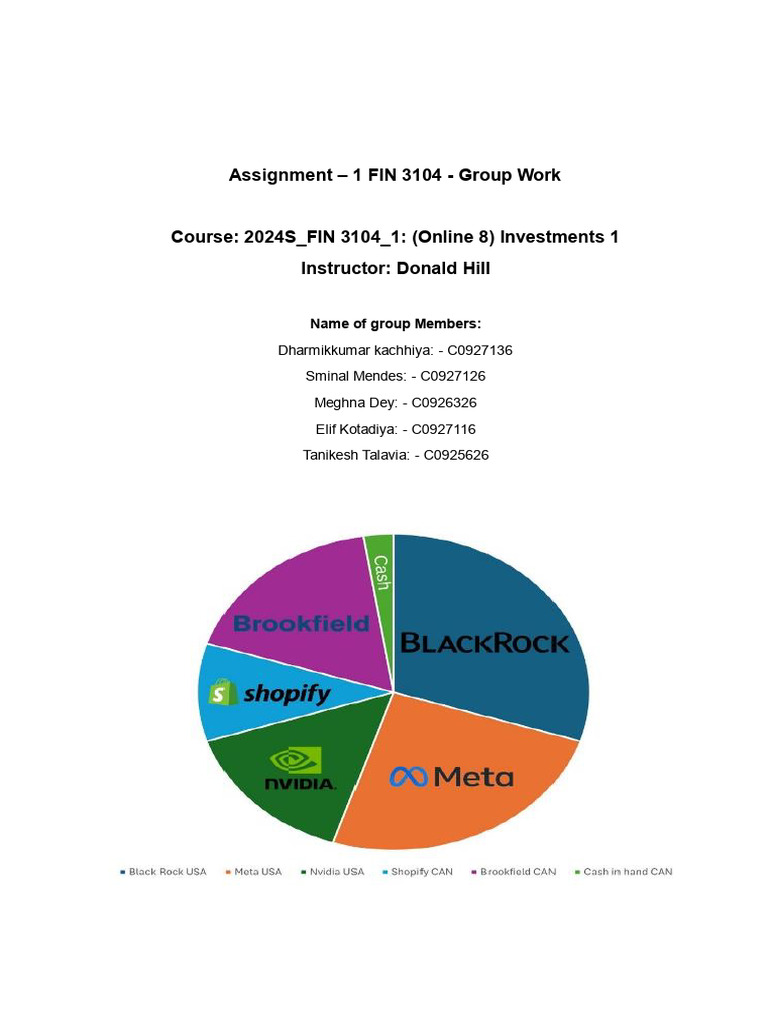 Investment Analysis of Top Firms 2024 | PDF | Dividend | Graphics ...