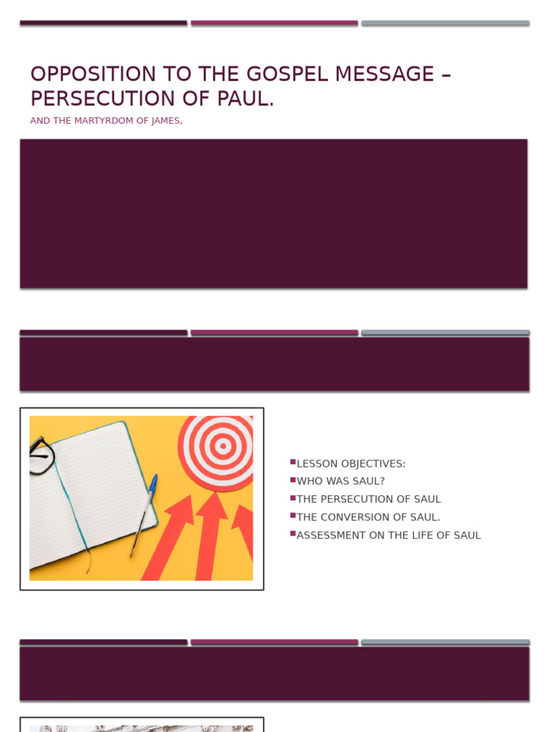 Saul's Conversion: From Persecutor to Apostle | PDF | Paul The Apostle ...