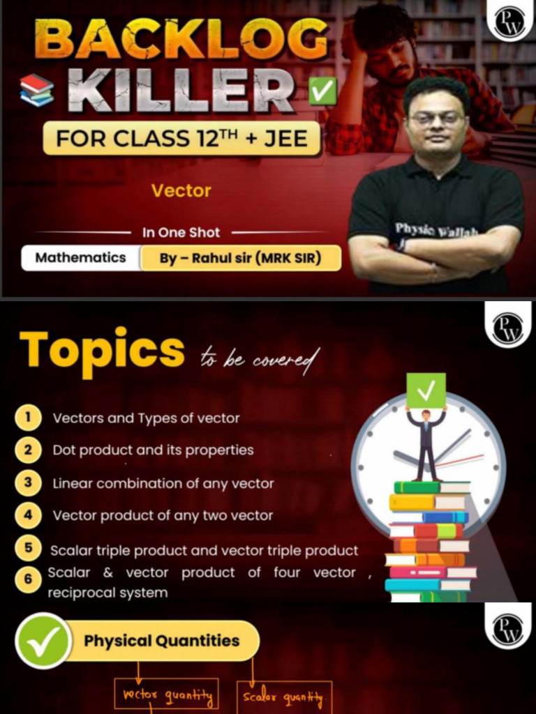 Vector Class Notes | PDF