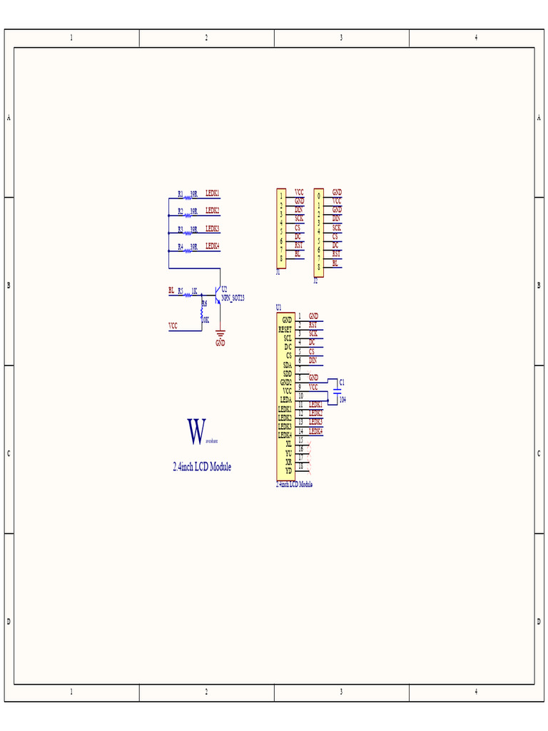 2.4inch_LCD_Module_Sch | PDF