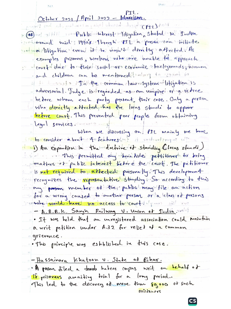 Public Interest Litigation | PDF