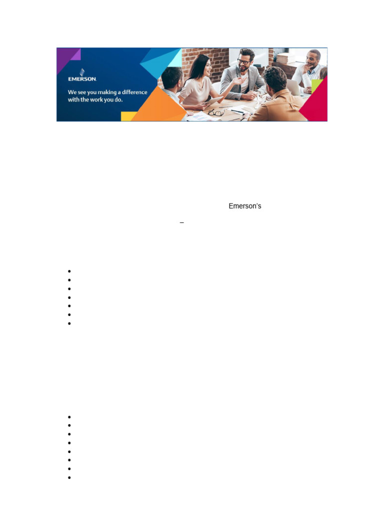 Graduate Engineer Trainee Position at Emerson | PDF | Employment ...