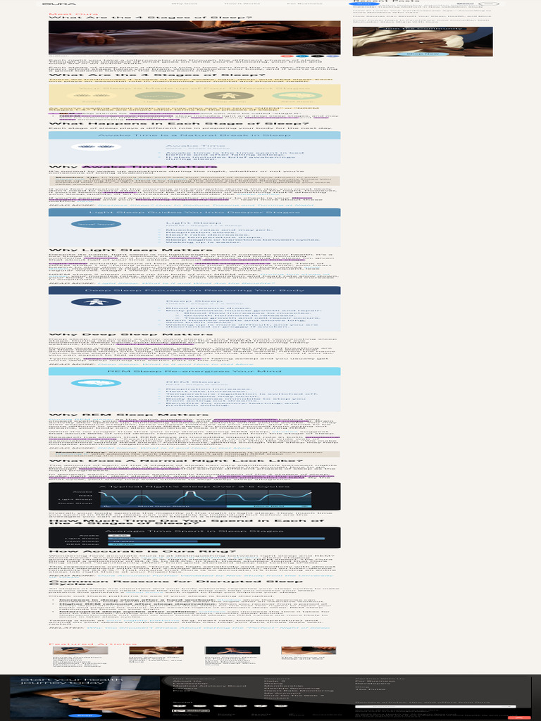 Understanding the 4 Stages of Sleep | PDF | Sleep | Rapid Eye Movement ...